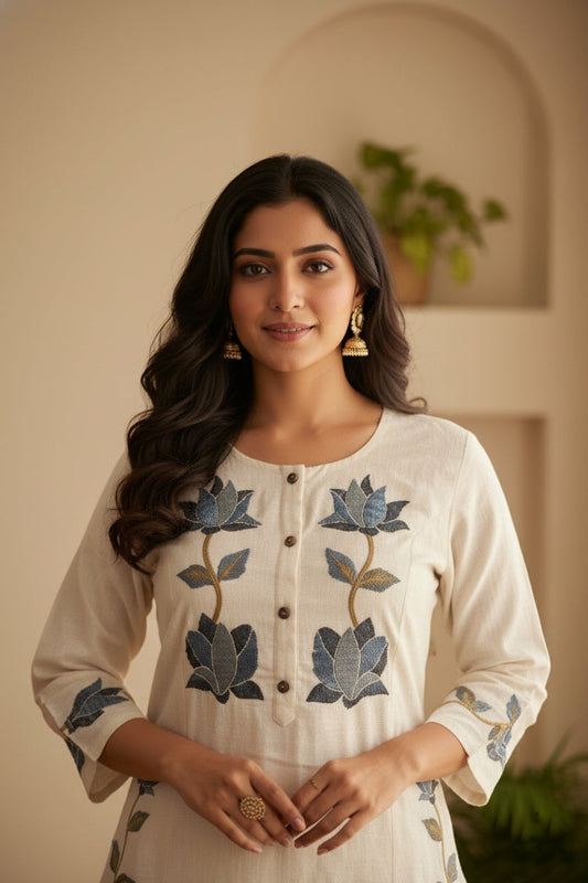 Amayra Cotton Flex Kurta set with pants