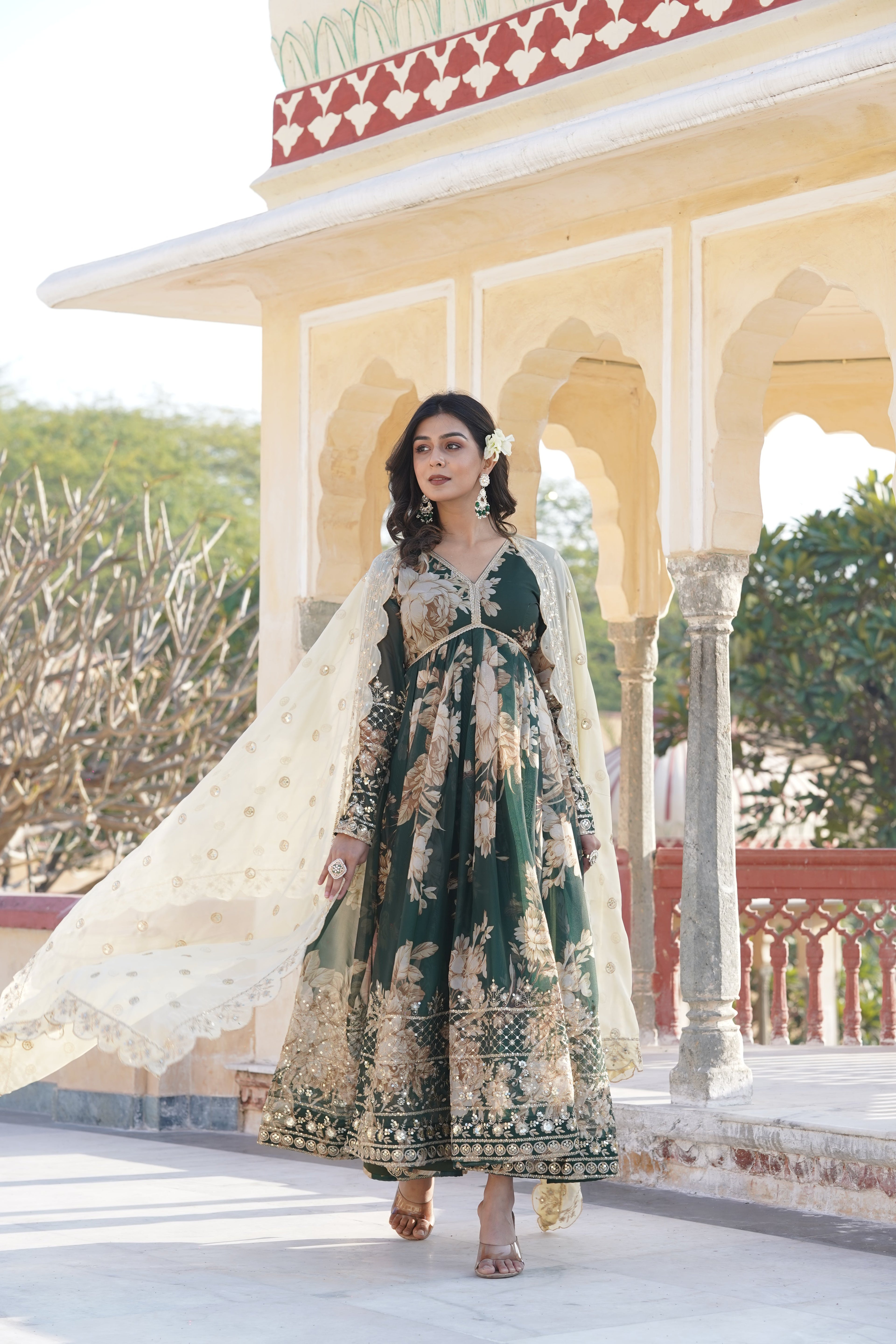 Tilton PREMIUM READYMADE ALIA CUT Gowns. WITH DUPATTA SET