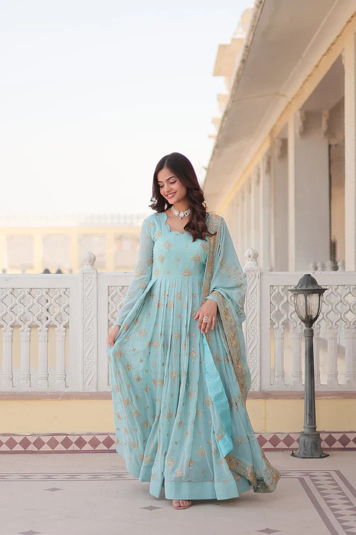 PREMIUM DESIGNER GOWN WITH DUPATTAPFAB143) (01)