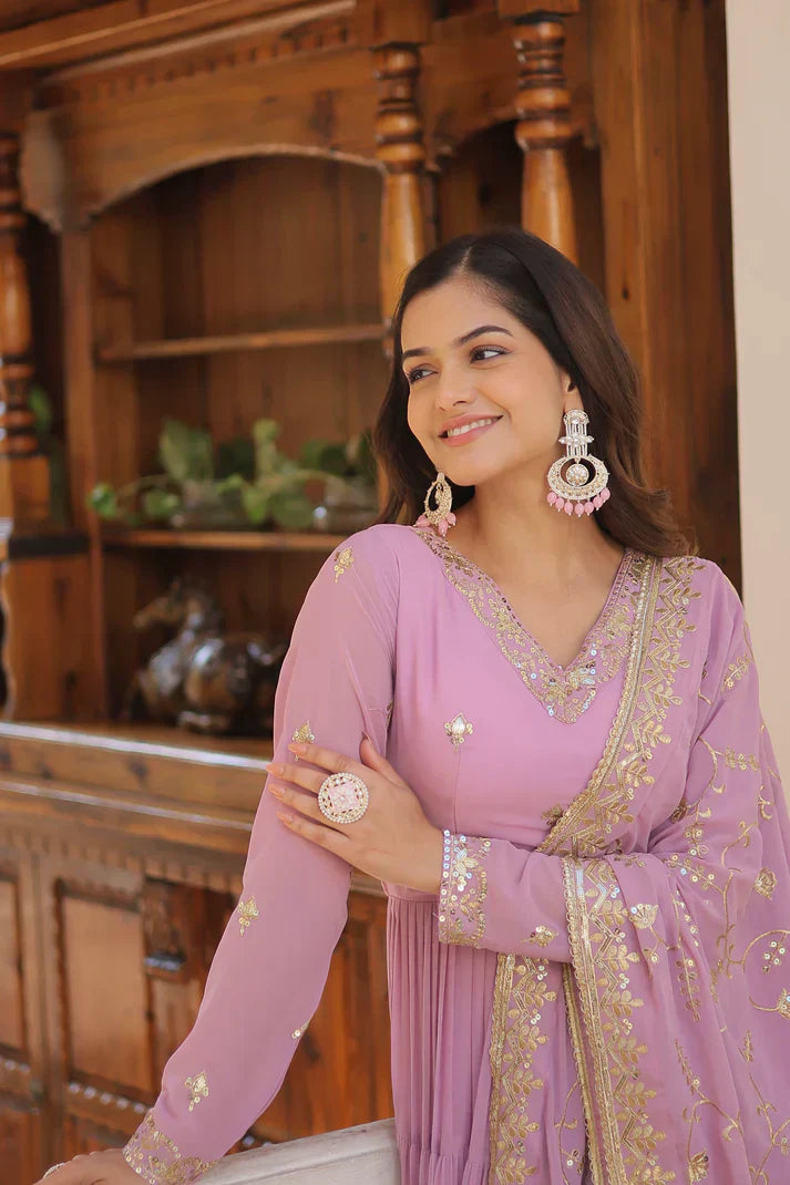 premium gown with dupattaPFAB115) (02)