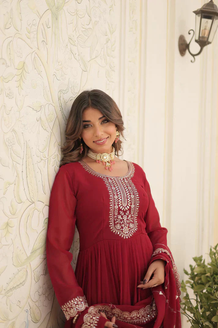 PREMIUM DESIGNER GOWN WITH DUPATTAPFAB103) (04)