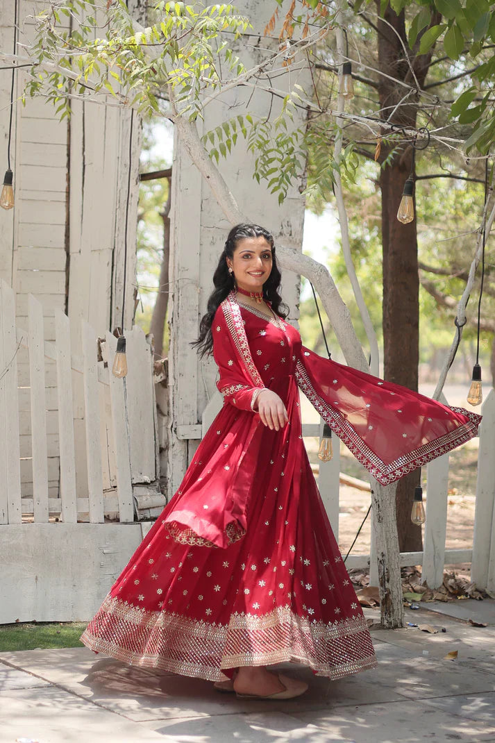 PREMIUM DESIGNER GOWN WITH DUPATTAPFAB124) (01)