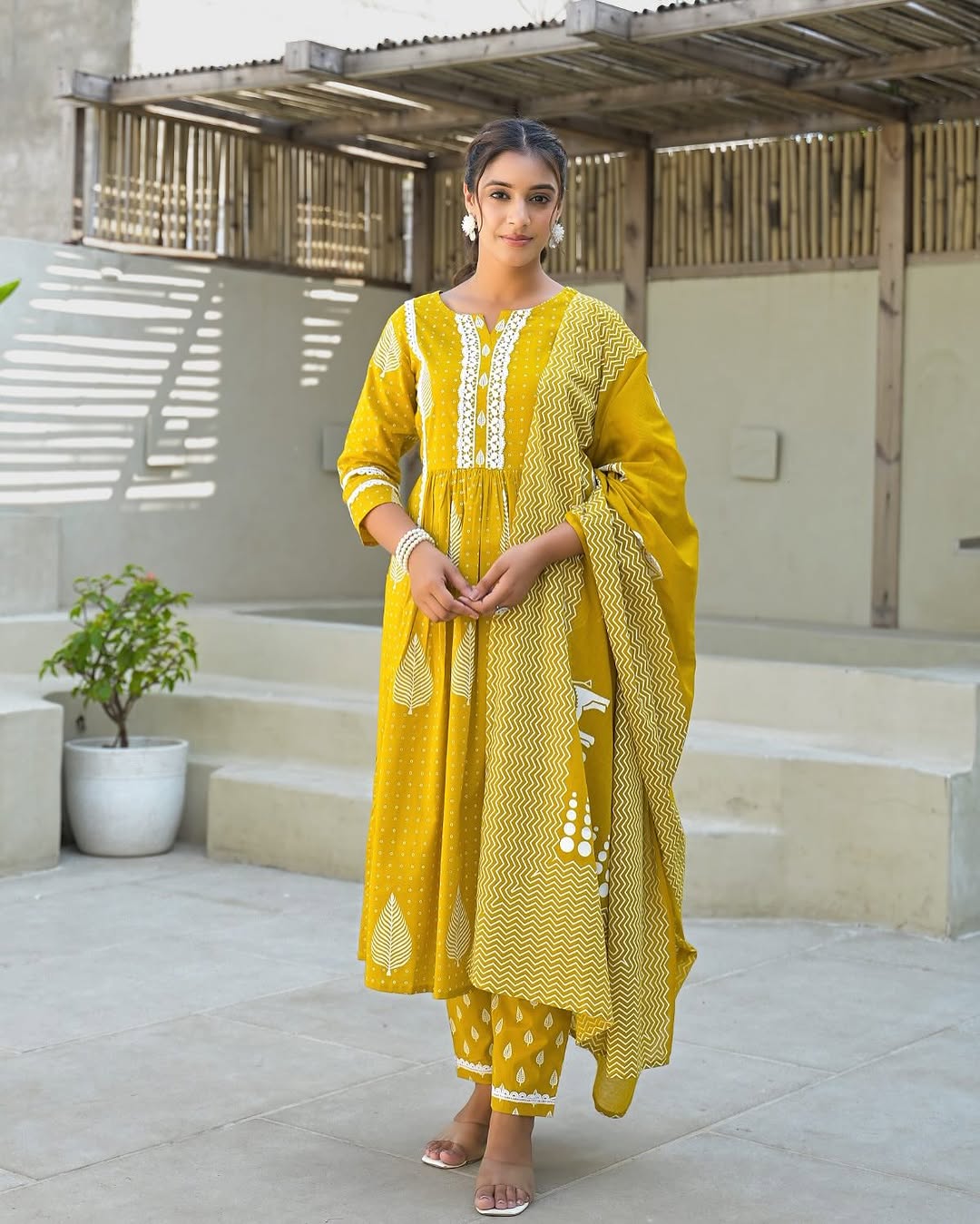 Jaipur cotton candy suits Look Nyra cut out of a dreamy movie set as you turn around and walk in this elegant flaired suit ! The perfect of traditional wear