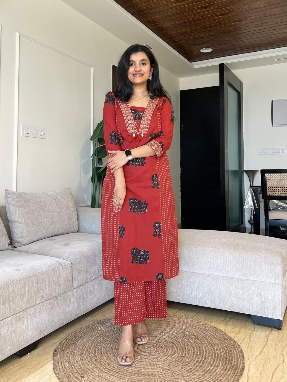 Beautiful Cotton Sets creating magic with the print and silhouette.