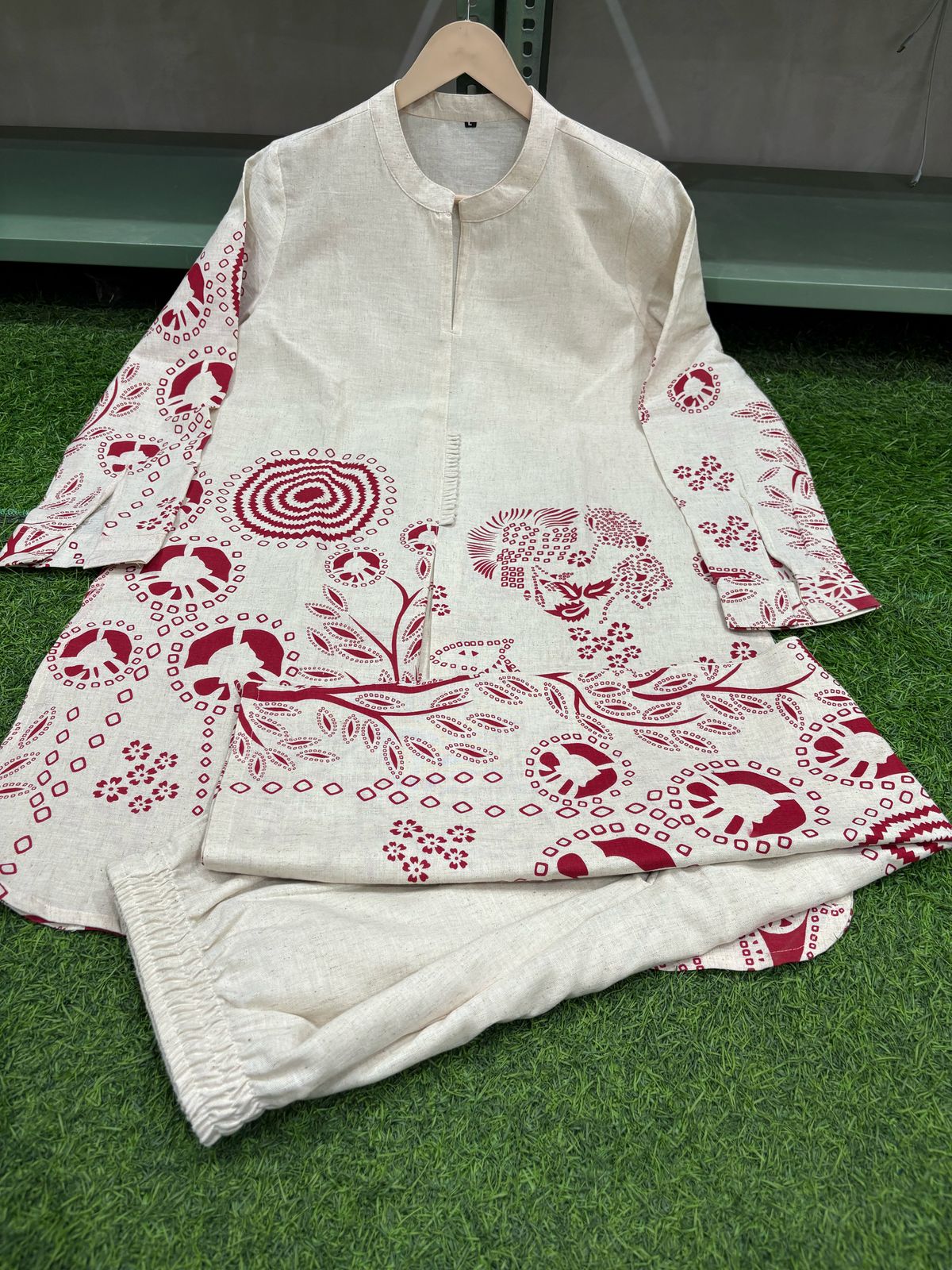 Full COD-SET 2pcs pure cotton flex(PFAB1144)