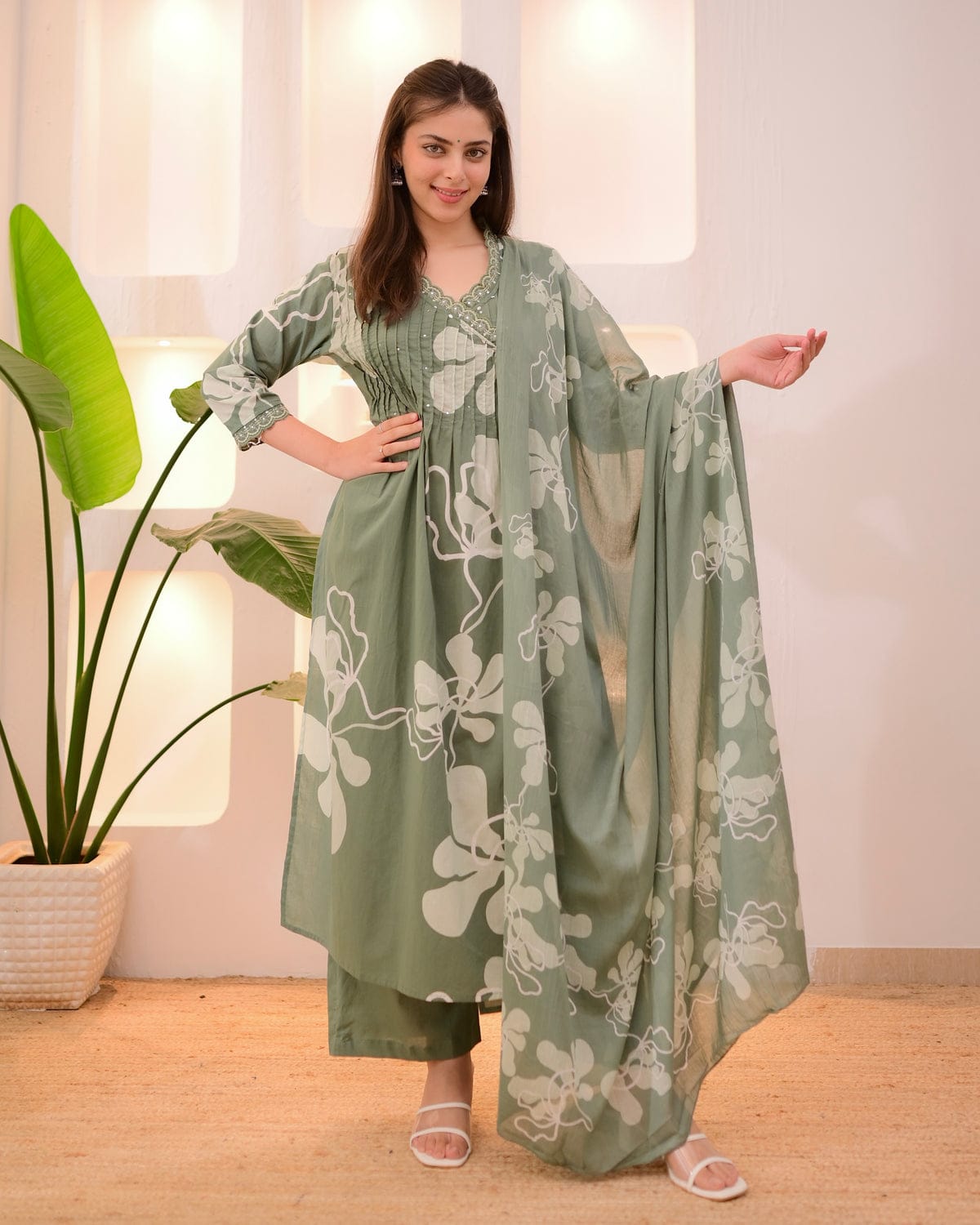 Designer Azrak taj cotton suit*(PFAB1479)