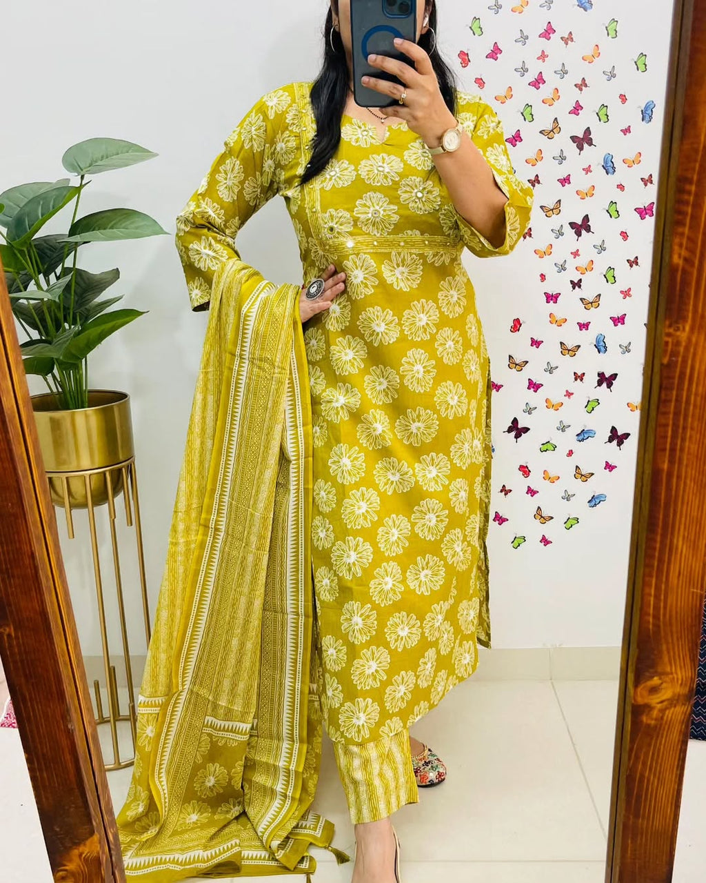 Presenting Beautiful Heavy quality cotton Fabric designer festive wear frock style(PFAB1463)