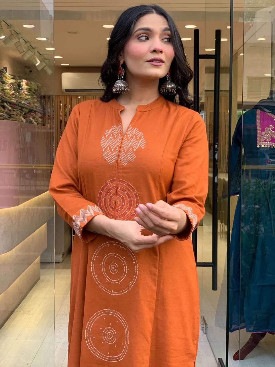 💥LAUNCHING COTTON KURTA PANT AND DUPATTA SET💥 (PFAB1488)