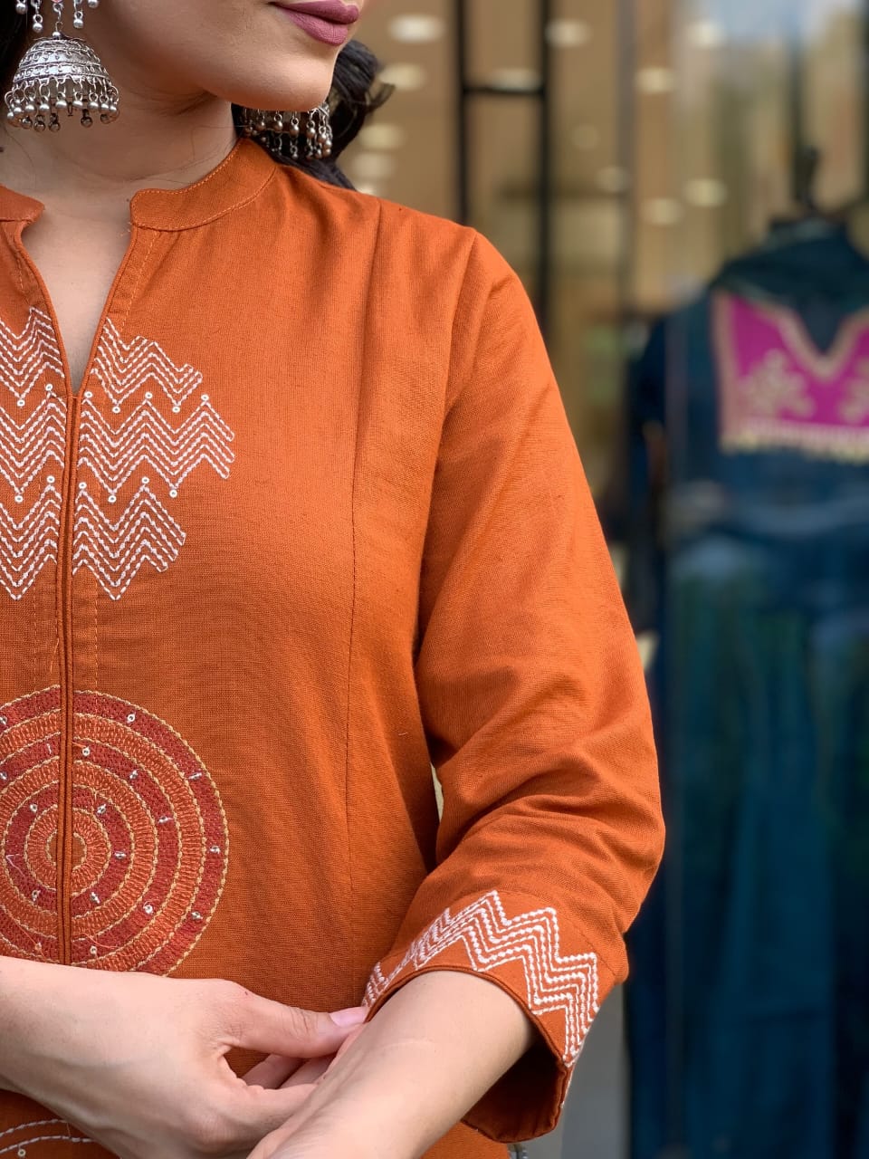 💥LAUNCHING COTTON KURTA PANT AND DUPATTA SET💥 (PFAB1488)