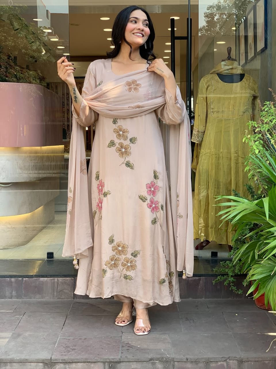 😍Presenting a New Party Wear Look Top , Pent, Duppata😍