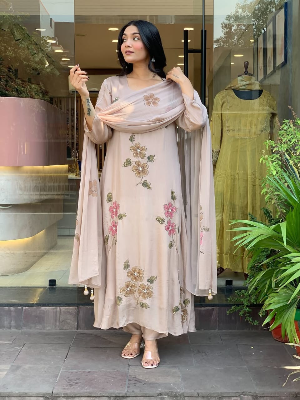 😍Presenting a New Party Wear Look Top , Pent, Duppata😍